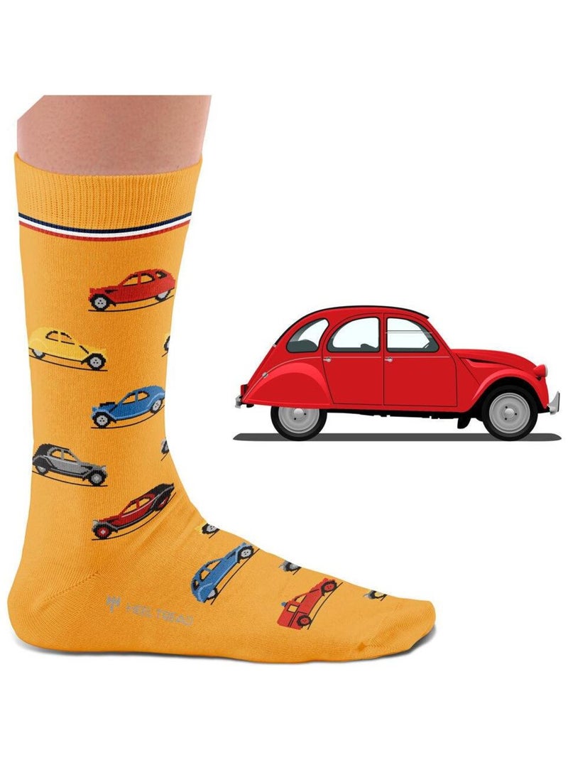 Chaussettes Sock Affairs 2CV Citroën Orange - Kiabi