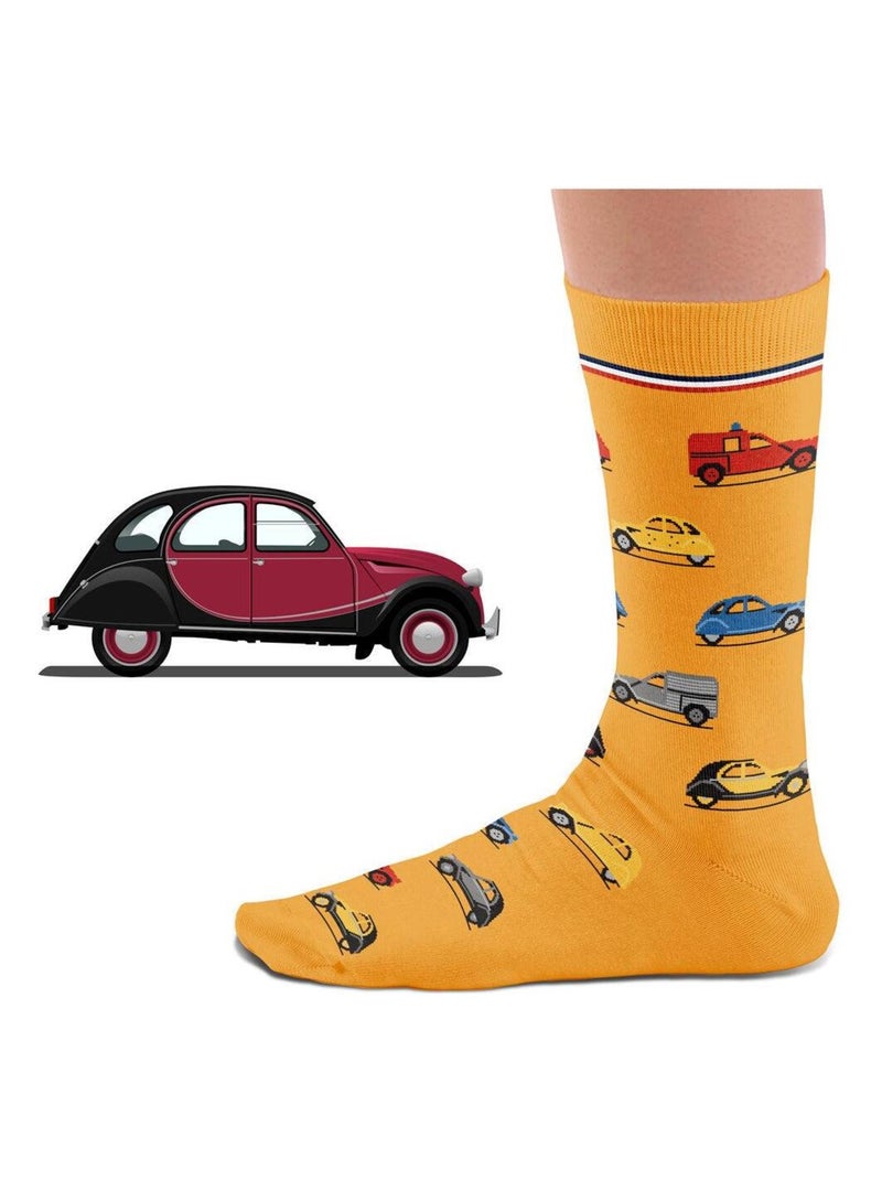 Chaussettes Sock Affairs 2CV Citroën Orange - Kiabi
