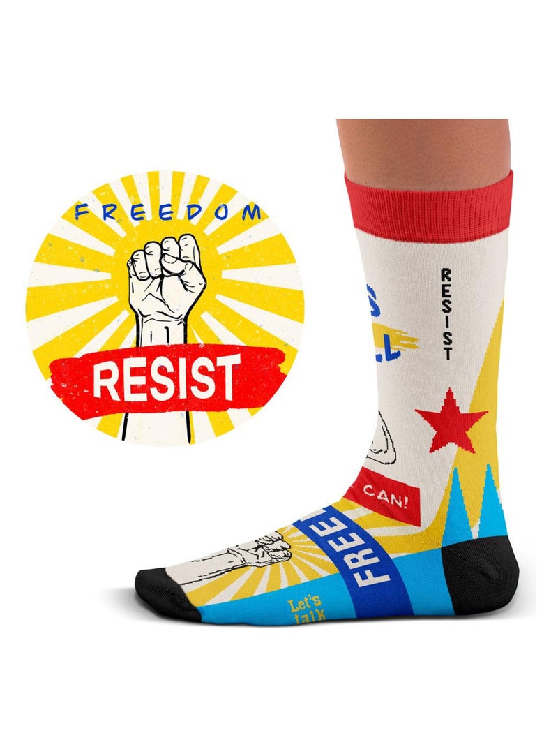 Chaussettes Sock Affairs Art de la Propagande Blanc - Kiabi
