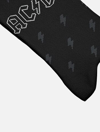 Chaussettes Sock Affairs Back in Black AC/DC