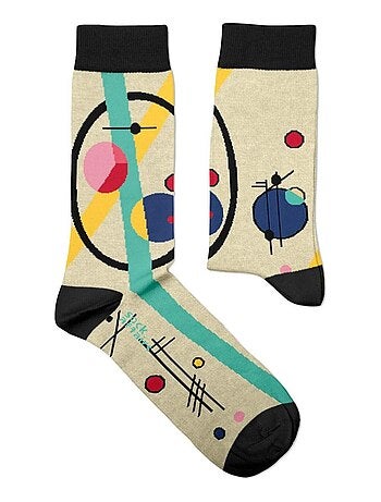 Chaussettes Sock Affairs Cercles dans un Cercle, Kandinsky