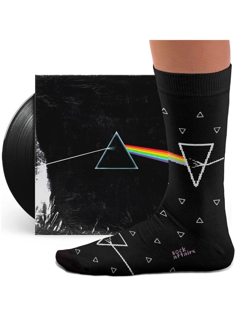 Chaussettes Sock Affairs Dark Side of the Moon, Pink Floyd Noir - Kiabi