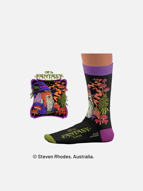 Chaussettes Sock Affairs Fantasy Land, Steven Rhodes - Kiabi
