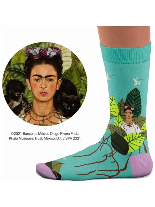 Chaussettes Sock Affairs Frida Kahlo Autoportrait - Kiabi