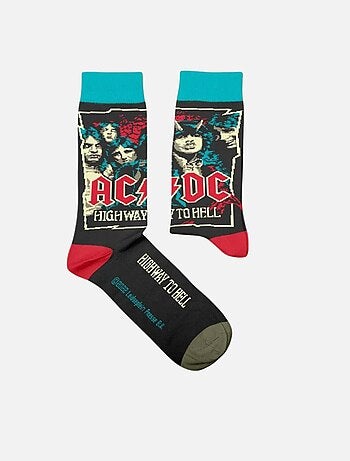 Chaussettes Sock Affairs Highway to Hell AC/DC