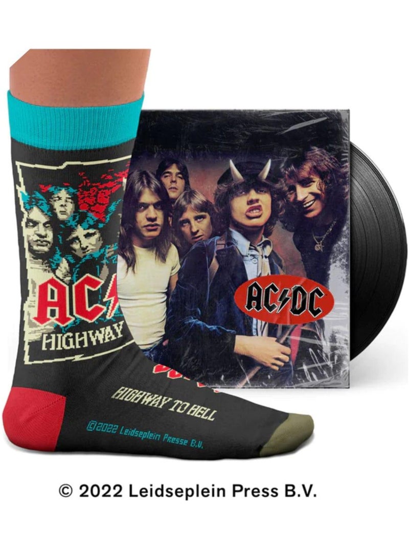 Chaussettes Sock Affairs Highway to Hell AC/DC Noir - Kiabi