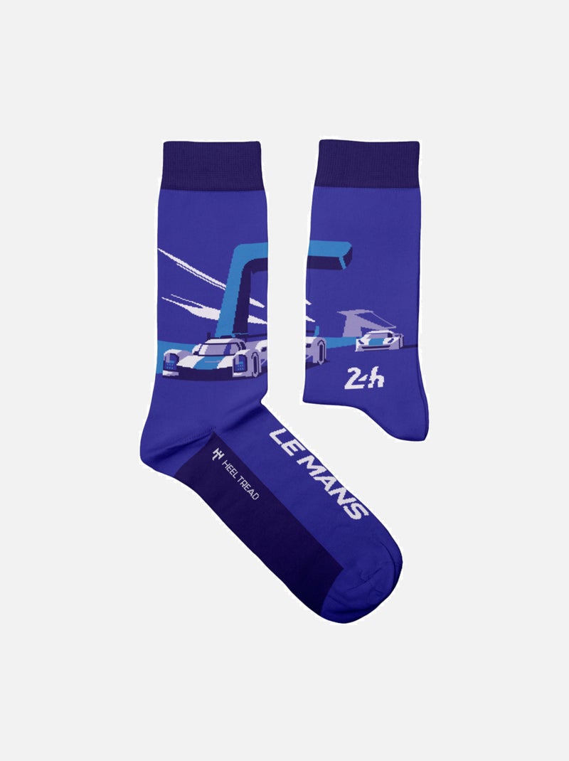 Chaussettes Sock Affairs Hypercar des 24H du Mans Bleu - Kiabi