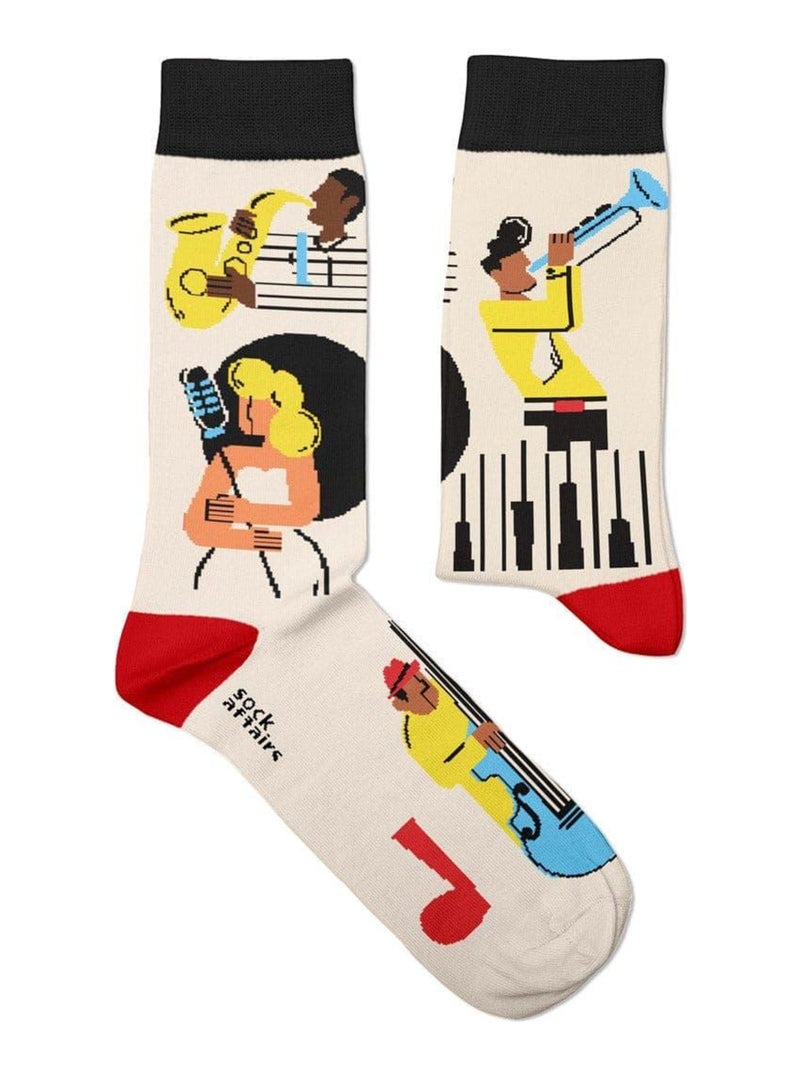 Chaussettes Sock Affairs Jazz It Up Blanc - Kiabi