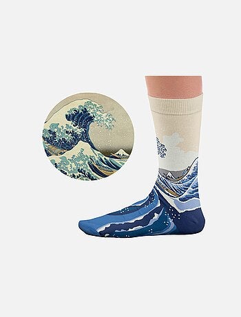 Chaussettes Sock Affairs La Grande Vague, Hokusai (Redessinées)