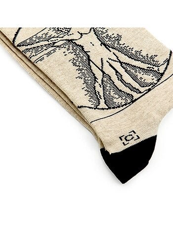 Chaussettes Sock Affairs L’Homme de Vitruve, Léonard de Vinci