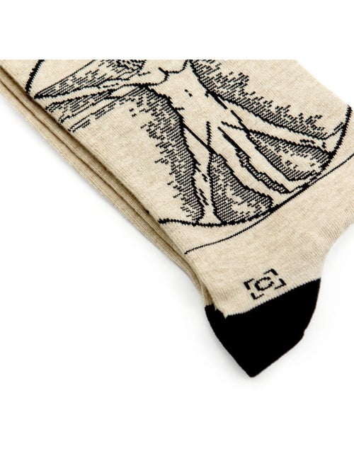 Chaussettes Sock Affairs L’Homme de Vitruve, Léonard de Vinci - Kiabi