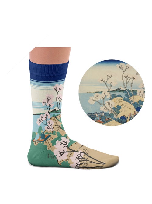 Chaussettes Sock Affairs Mont Fuji, Hokusai - Kiabi