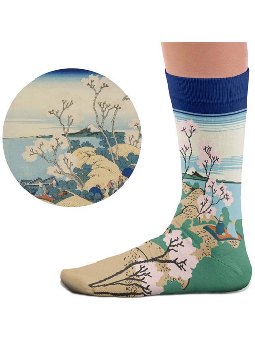 Chaussettes Sock Affairs Mont Fuji, Hokusai - Kiabi