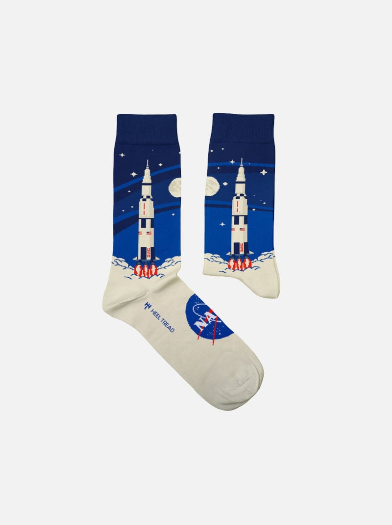 Chaussettes Sock Affairs Navette Spatiale de la NASA Bleu - Kiabi