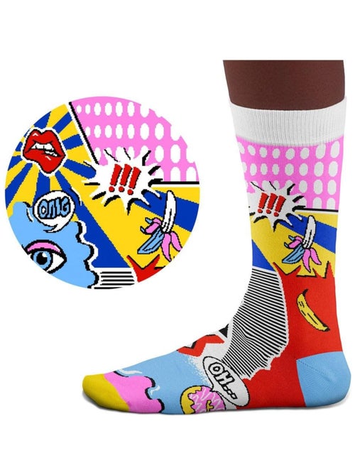 Chaussettes Sock Affairs Pop Art - Kiabi Chaussettes Sock Affairs Pop Art - Kiabi
