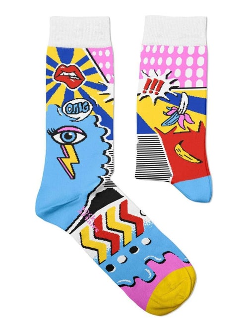 Chaussettes Sock Affairs Pop Art - Kiabi Chaussettes Sock Affairs Pop Art - Kiabi