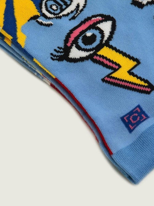 Chaussettes Sock Affairs Pop Art - Kiabi Chaussettes Sock Affairs Pop Art - Kiabi