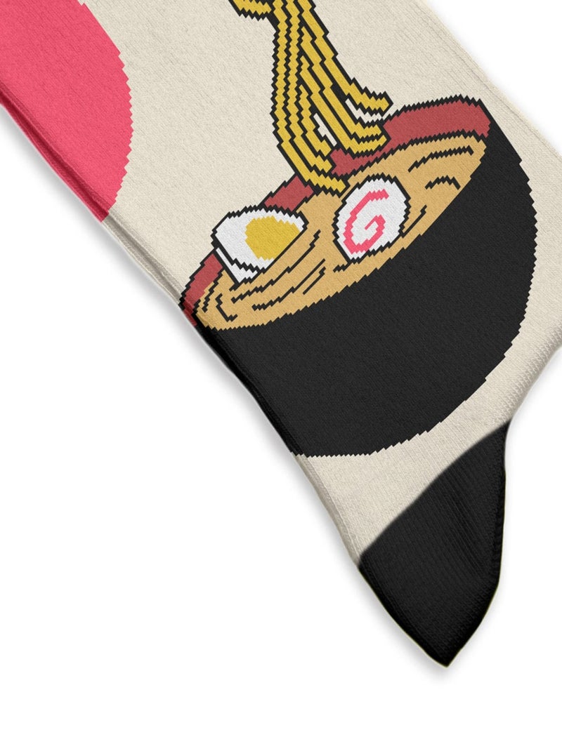 Chaussettes Sock Affairs Ramen Blanc Jaune - Kiabi
