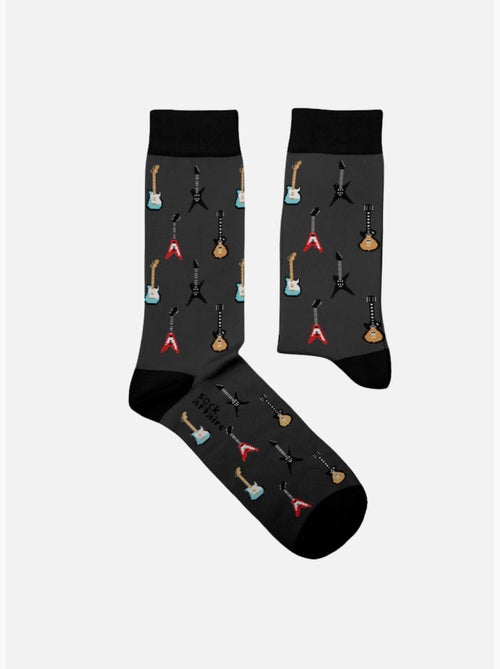 Chaussettes Sock Affairs Rock Guitares Six Cordes - Kiabi