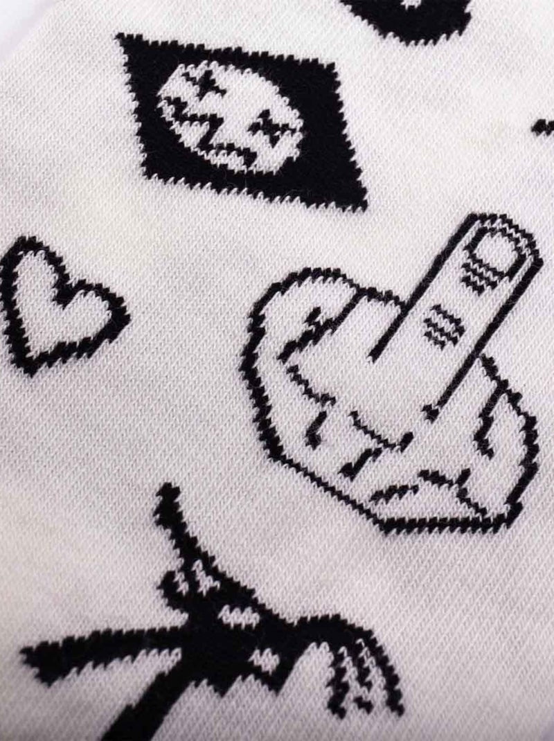Chaussettes Sock Affairs Rock Punk's Not Dead Blanc - Kiabi