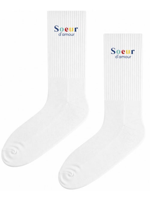 Chaussettes SŒUR D'AMOUR - Kiabi Chaussettes SŒUR D'AMOUR - Kiabi