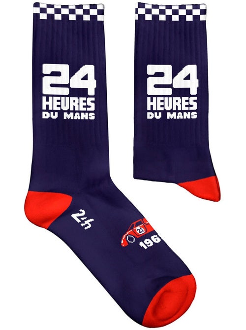 Chaussettes sport affiches 24h du mans, 1965 - Kiabi Chaussettes sport affiches 24h du mans, 1965 - Kiabi
