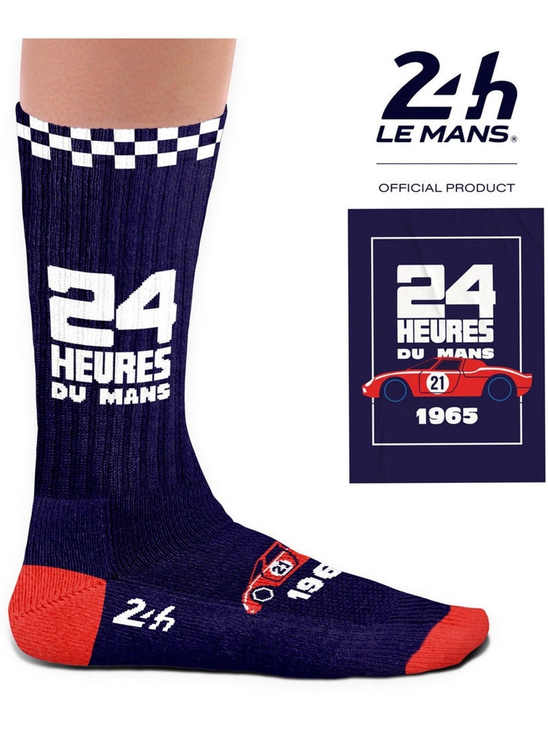 Chaussettes sport affiches 24h du mans, 1965 Multicolore - Kiabi
