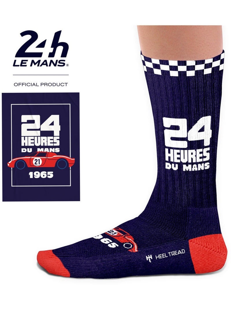 Chaussettes sport affiches 24h du mans, 1965 Multicolore - Kiabi