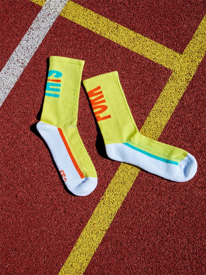 Chaussettes Sport Coolmax® Fork This Blanc - Kiabi