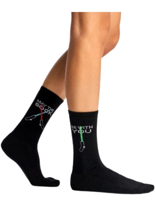 Chaussettes Sport Coolmax® May The Sock Be With You - Kiabi