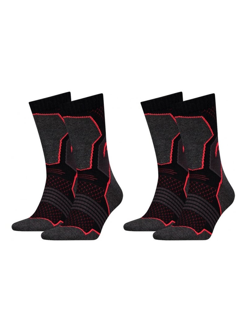 Chaussettes SPORT HEAD PERFORMANCE - Pack de 2 Noir - Kiabi