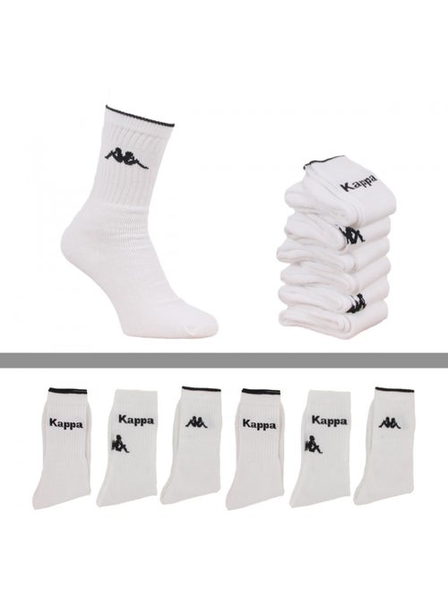 Chaussettes sport homme Kappa lot de 6 - Kiabi