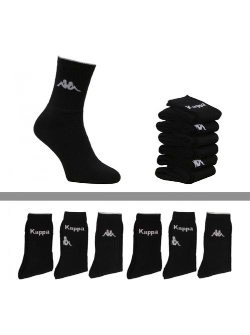 Chaussettes sport homme Kappa lot de 6 - Kiabi