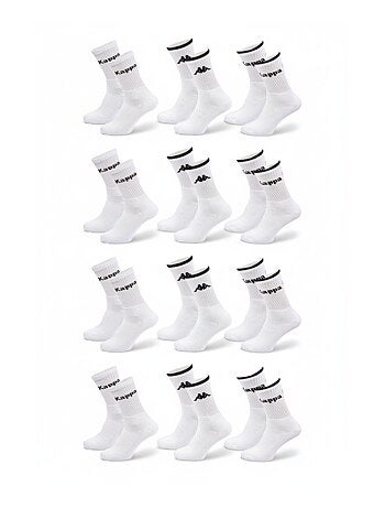 Chaussettes SPORT KAPPA CREW - Pack de 12 Paires