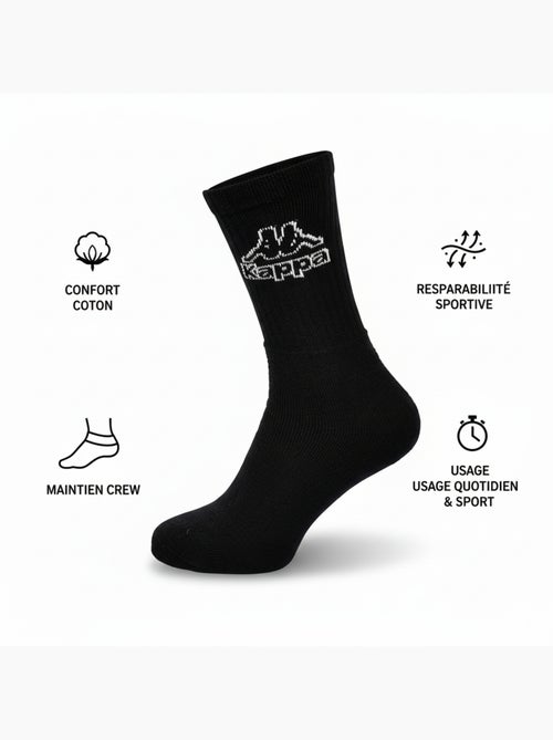 Chaussettes SPORT KAPPA CREW - Pack de 12 Paires - Kiabi