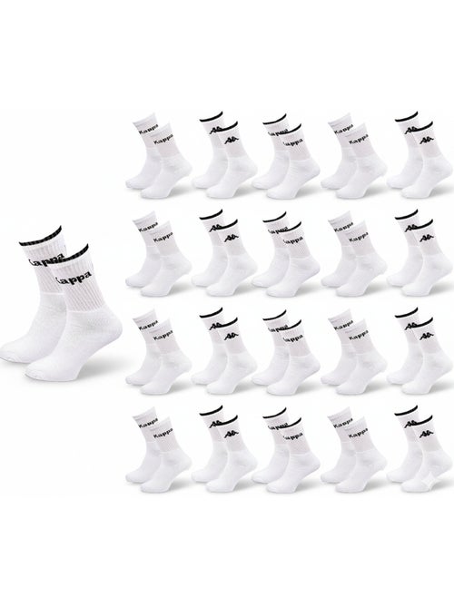 Chaussettes SPORT KAPPA CREW - Pack de 20 Paires + 1 GRATUIT - Kiabi