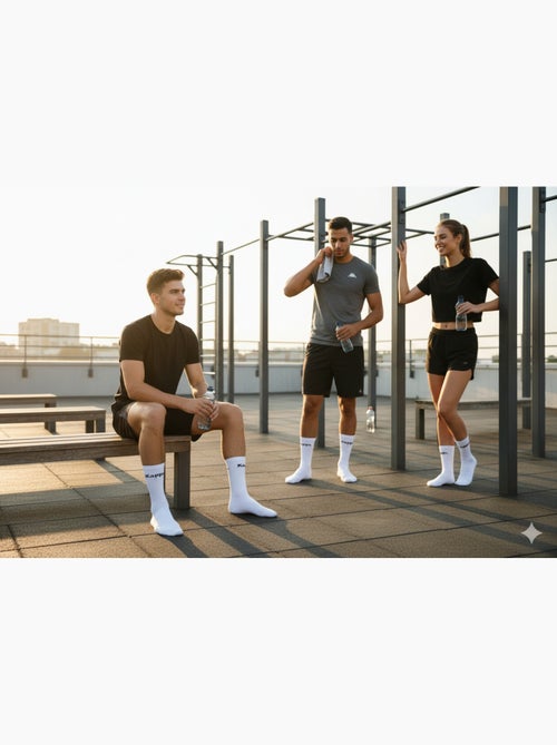 Chaussettes SPORT KAPPA CREW - Pack de 20 Paires + 1 GRATUIT - Kiabi