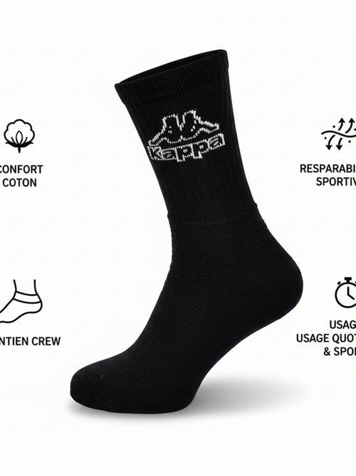 Chaussettes SPORT KAPPA CREW - Pack de 20 Paires + 1 GRATUIT - Kiabi