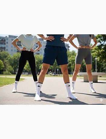 Chaussettes SPORT KAPPA CREW - Pack de 3 Paires