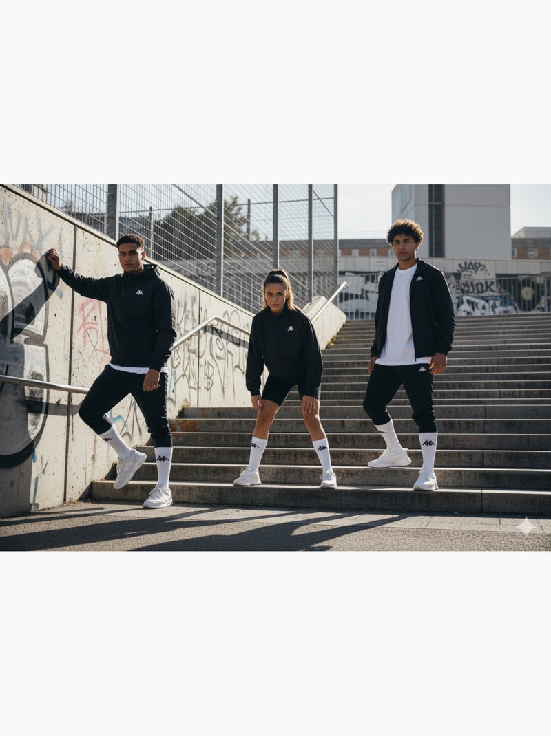 Chaussettes SPORT KAPPA CREW - Pack de 3 Paires Blanc - Kiabi