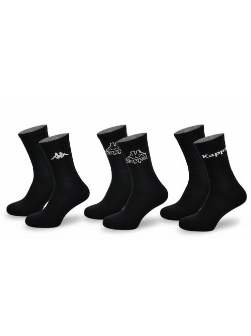 Chaussettes SPORT KAPPA CREW - Pack de 3 Paires - Kiabi