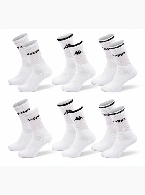 Chaussettes SPORT KAPPA CREW - Pack de 6 Paires - Kiabi