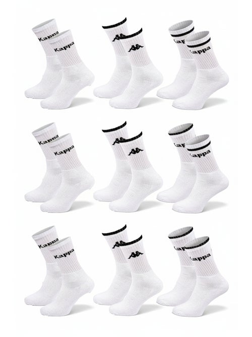 Chaussettes SPORT KAPPA CREW - Pack de 9 Paires - Kiabi