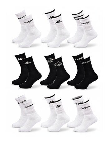 Chaussettes SPORT KAPPA CREW - Pack de 9 Paires