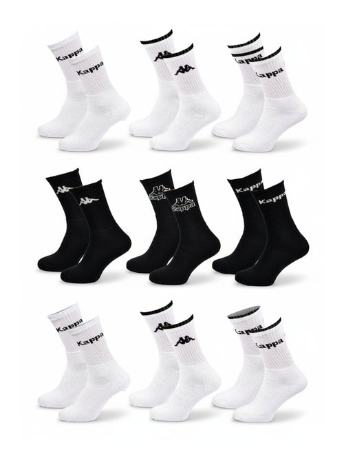 Chaussettes SPORT KAPPA CREW - Pack de 9 Paires - Kiabi