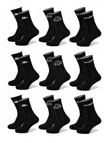 Chaussettes SPORT KAPPA CREW - Pack de 9 Paires
