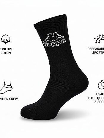 Chaussettes SPORT KAPPA CREW - Pack de 9 Paires