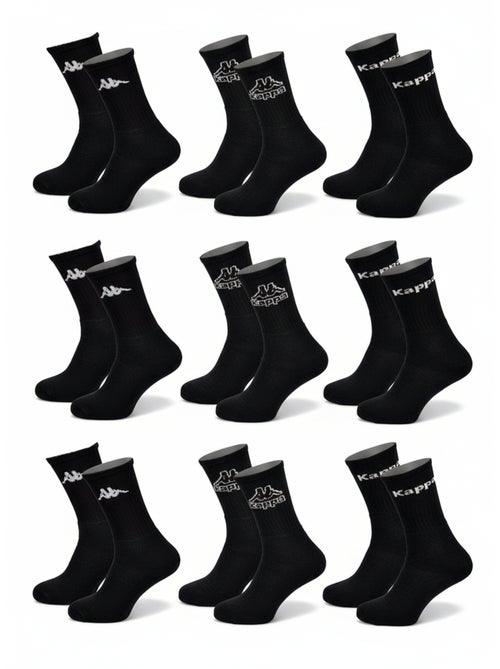 Chaussettes SPORT KAPPA CREW - Pack de 9 Paires - Kiabi