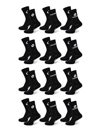 Chaussettes SPORT LOTTO CREW - Pack de 12 Paires