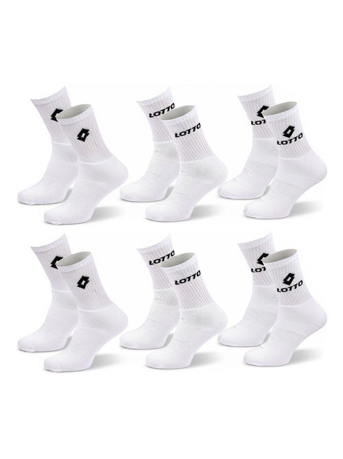 Chaussettes SPORT LOTTO CREW - Pack de 6 Paires - Kiabi